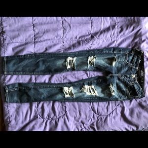 Ripped Hollister jeans